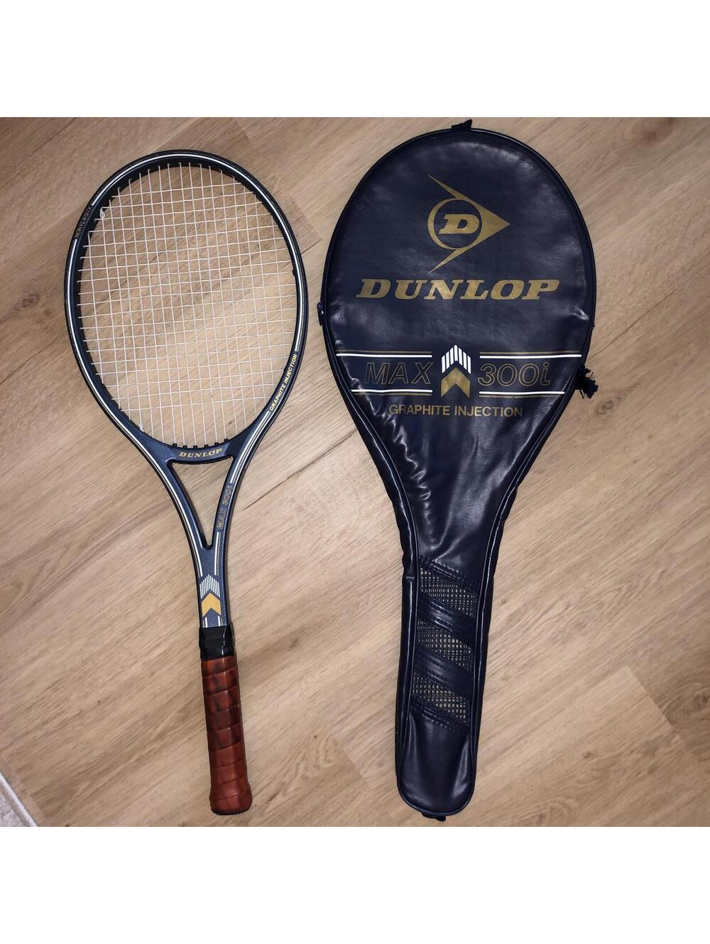 DUNLOP 300I NORYL GTX GRAPHITE INJECTION TENNIS RACKET RACQUET W/ CASE 4 1/2